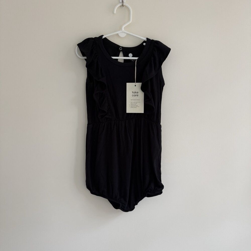 KYTE BABY Bamboo Black Bubble Romper Size 4T NWT